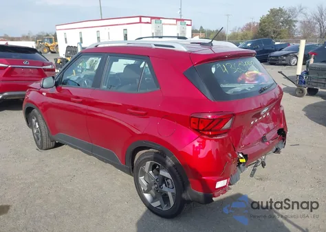 2025 Hyundai Venue Sel z USA, uszkodzony, nr VIN KMHRC8A32SU362179